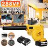 1500W 288VF Cordless Electric Air Blower Vacuum Cleaning Blower Blowing & Suction Leaf Dust Collector For Makita 18V