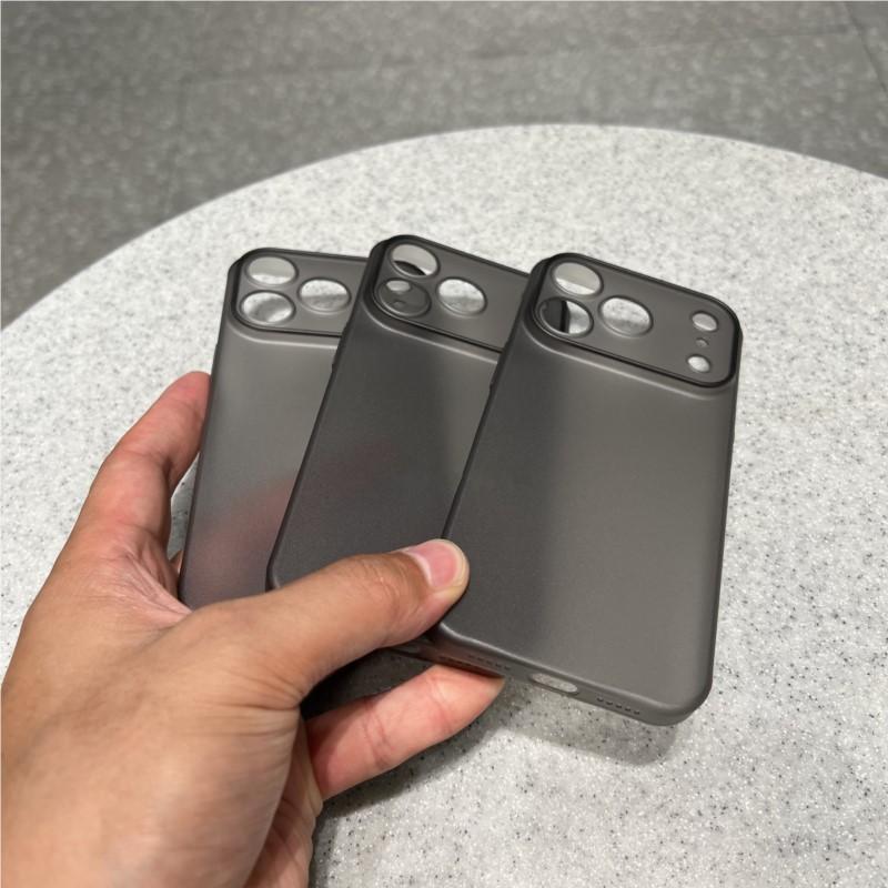 Luxury Ultra Thin 0.3MM PP Case for iPhone 17 Air 16 15 14 Plus 13 12 Pro Max Hard Clear Translucent Camera Protection Cover