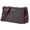 New MICHAEL KORS Jet Set PVC Crossbody Bag Shoulder Bag Small Size Women's Brown & Burgundy 35S1GTVC3B-MERLOT