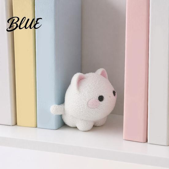Kitten Decorative Statue 3D Printed Mini Cat Figurine, Cartoon White Statue, Modern Ornament Animal Sculpture for Desk Decoration, Gift Pet