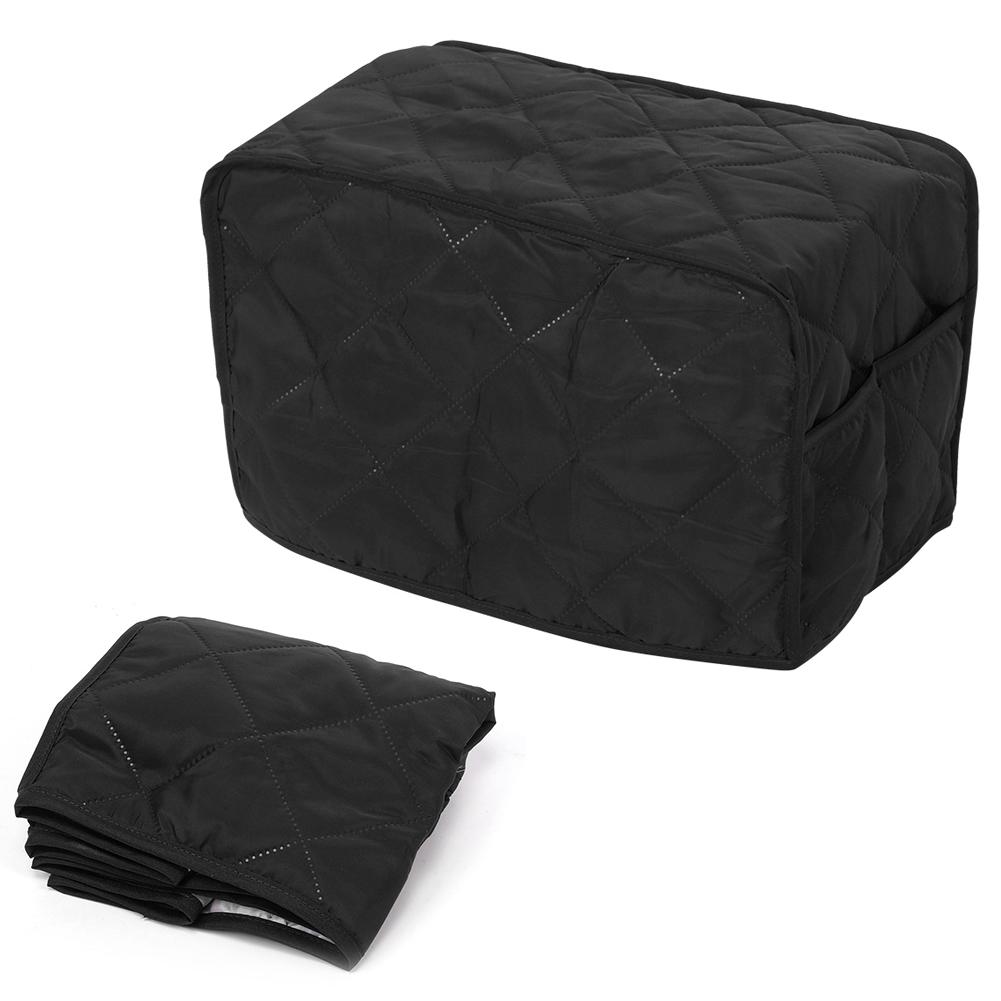 Household Square Soup Pot Cooker Dustproof Cover Protector for Home Kitchen AppliancesBlack 40.6x23x25.4cm