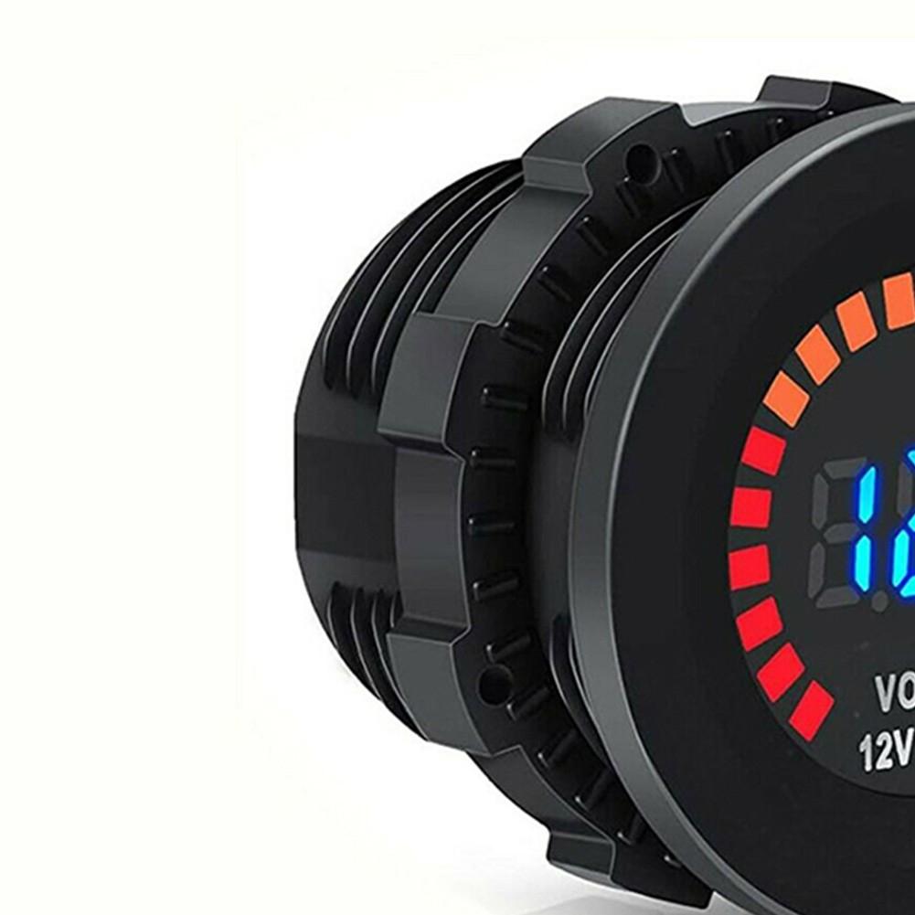 Waterproof 12V LED Car Van Boat Marine Voltmeter Voltage Meter Battery Gauge