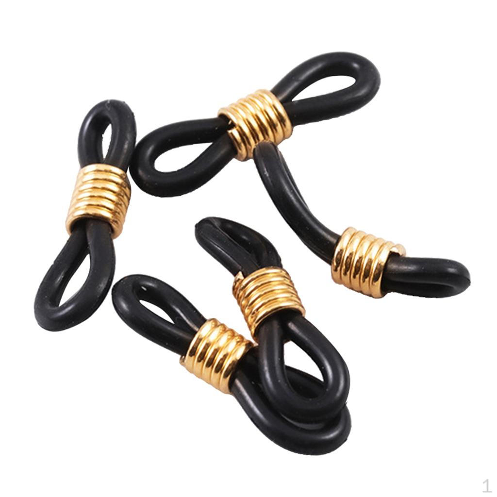 50 Metal Ends Loops Connector Retainer Holder for