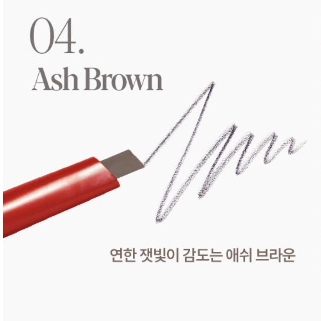 Espoir The Brow Balance Pencil 0.1g – NEW COLOR (Slim Triangular Precision, Vegan)