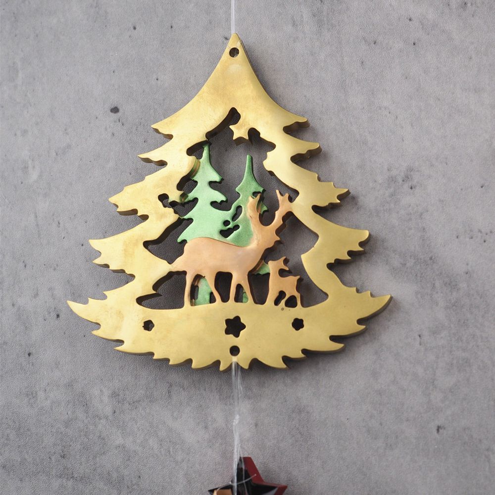 Ornament Christmas Tree Silicone Molds Merry Christmas Resin Mould Christmas Hanging Pendant Mold