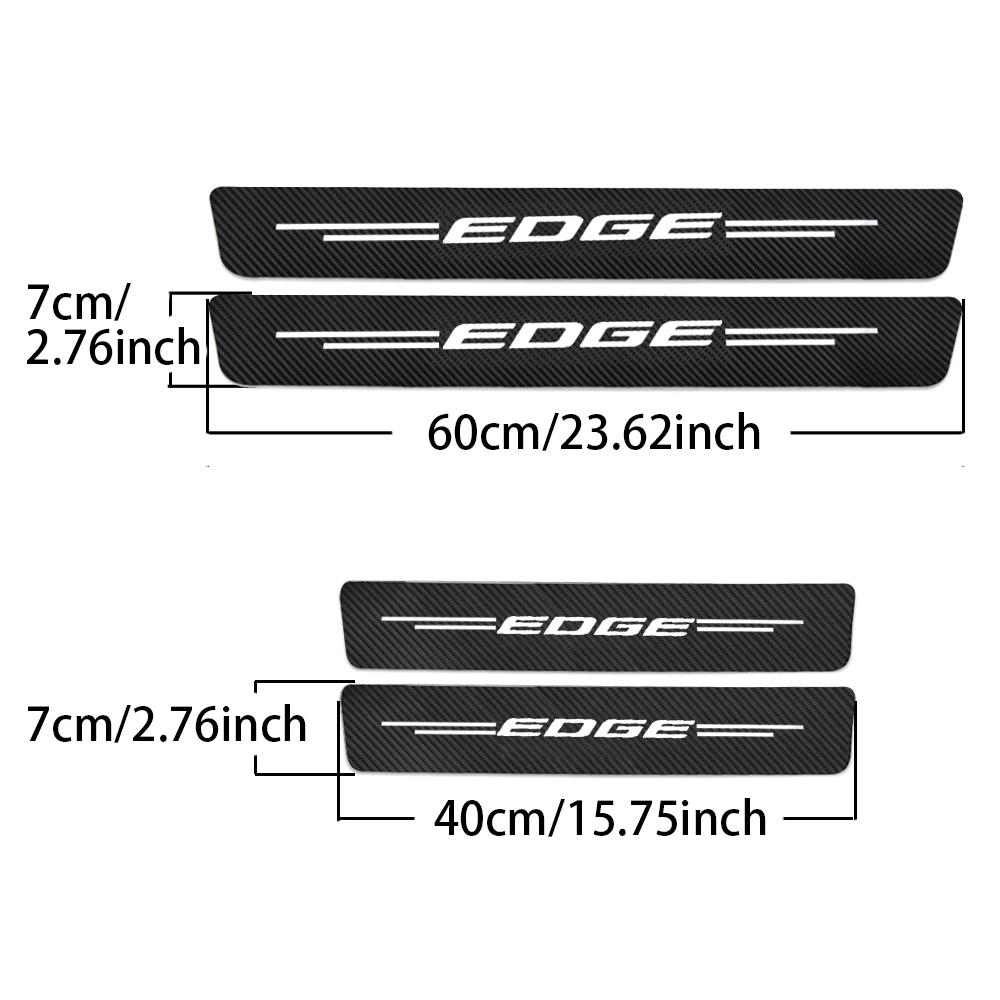 Car Door Threshold Sill Sticker for Ford Edge 2021 2020 2019 2018 2017 2016 2015 2014 2013 2012 2011 2010 2009 Accessories