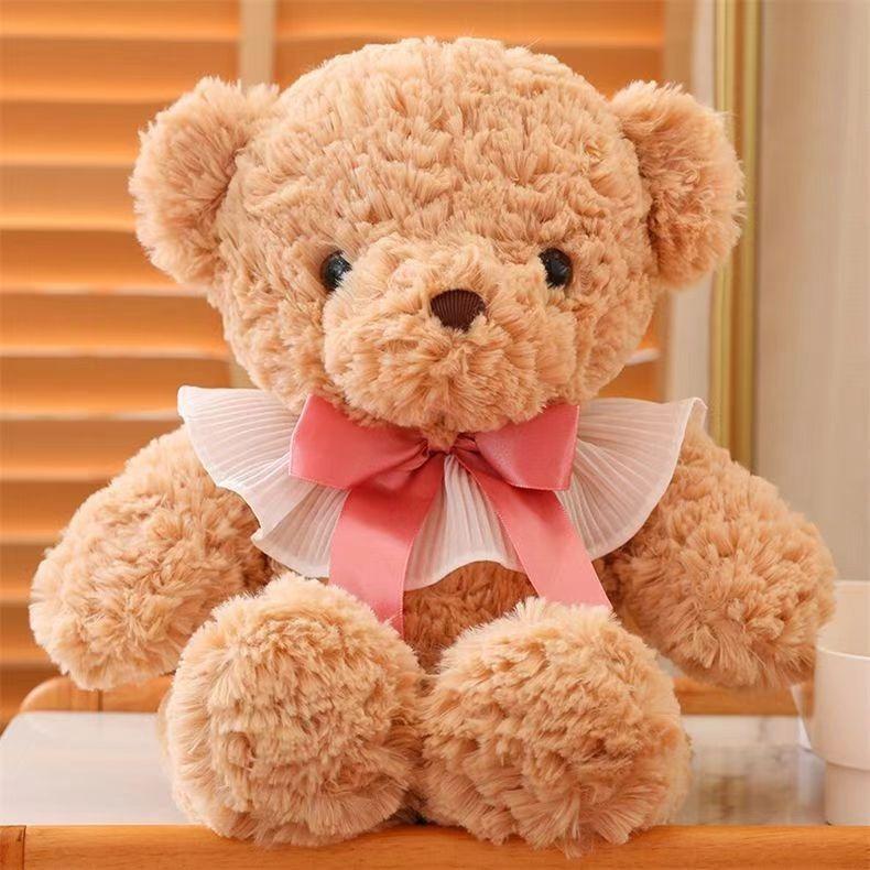 

New Lolita Bear Doll Plush Toys Bow Tie Teddy Bear Doll Children s Soothing Doll 35cm
