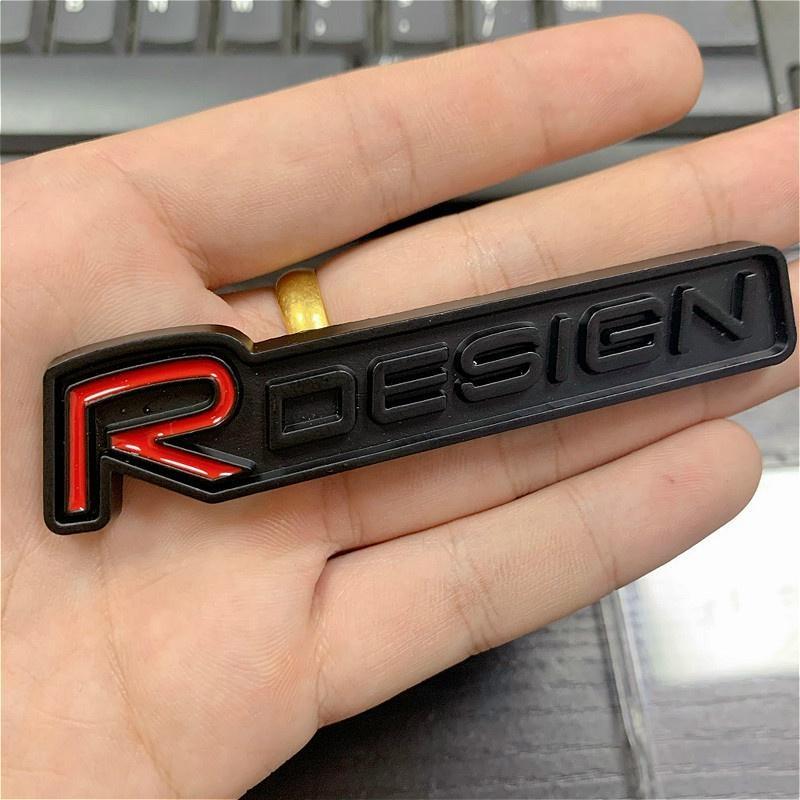 Autocolant pentru stilul mașinii grile, emblemă insignă 3D pentru Vo+lvo Rdesign XC90 S60 V70 S80 S40 V50 V60 C30 S70 V90 Accesorii