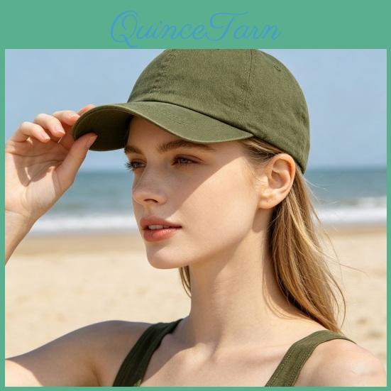 Soft Adjustable Hat Top Baseball Buckle Washed Distressed Sun Hat Retro Street Style Men Women Baseball Cap