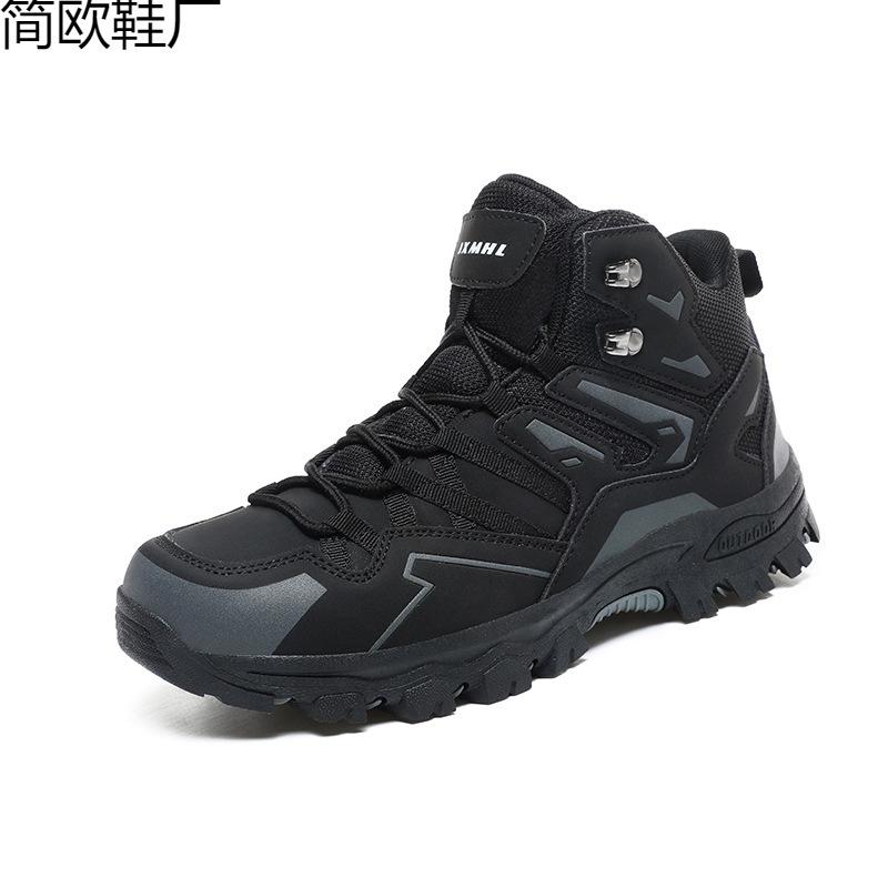 New spring and summer hiking shoes men s and women s same high-top climbing off-road hiking shoes outdoor shoes transportation 36 чёрный