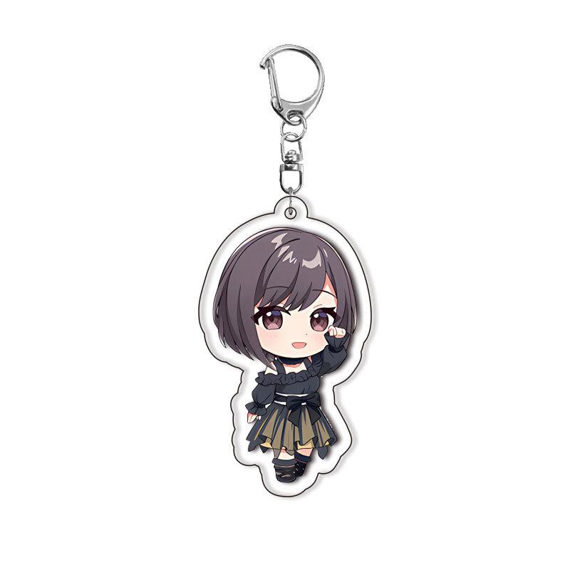 World Project Acrylic Keychain Game Related Products Girl Gift Key Rings Souvenir Cute Pendant