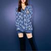 New MLB Old Flower Sweaters Unisex Blue 3AKTM0114-50BLD
