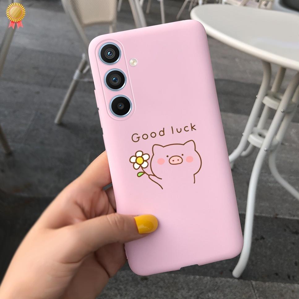 For Samsung Galaxy A24 A 24 4G Case Cute Shockproof Silicone Cartoon Back Cover For Samsung A24 SM-A246M A 24 Funda