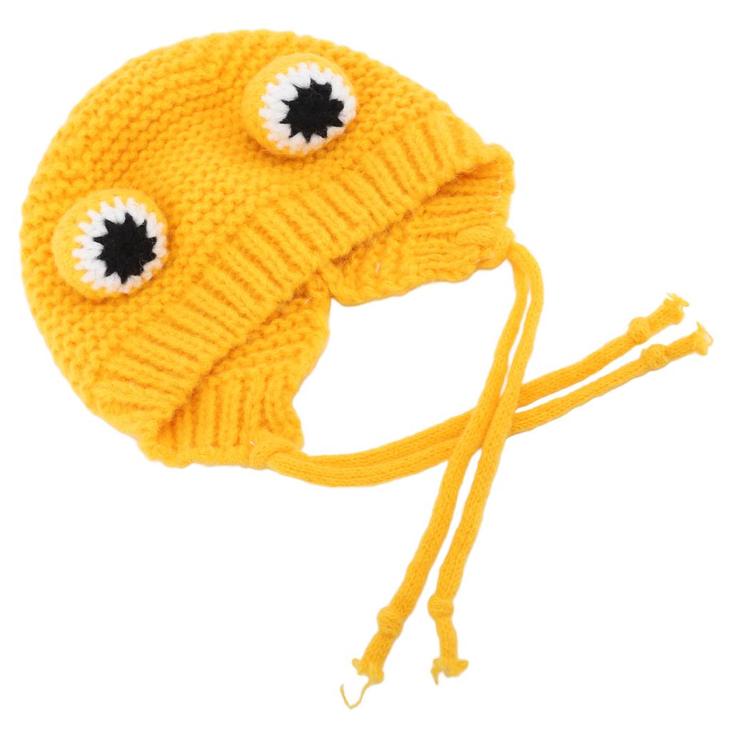 Dog Knitted Hat Funny Cute Design Comfortable Pets Winter Warm Knitted Hat for Small Dogs Cats Cold Weather Winter