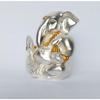 Matte Silver Plated Appu Ganesha Matte Silver Ganesh Idol for Car Dashboard Ganesha Murti Ganpati Idol for Home Decor Puja Lord Ganesh Statue