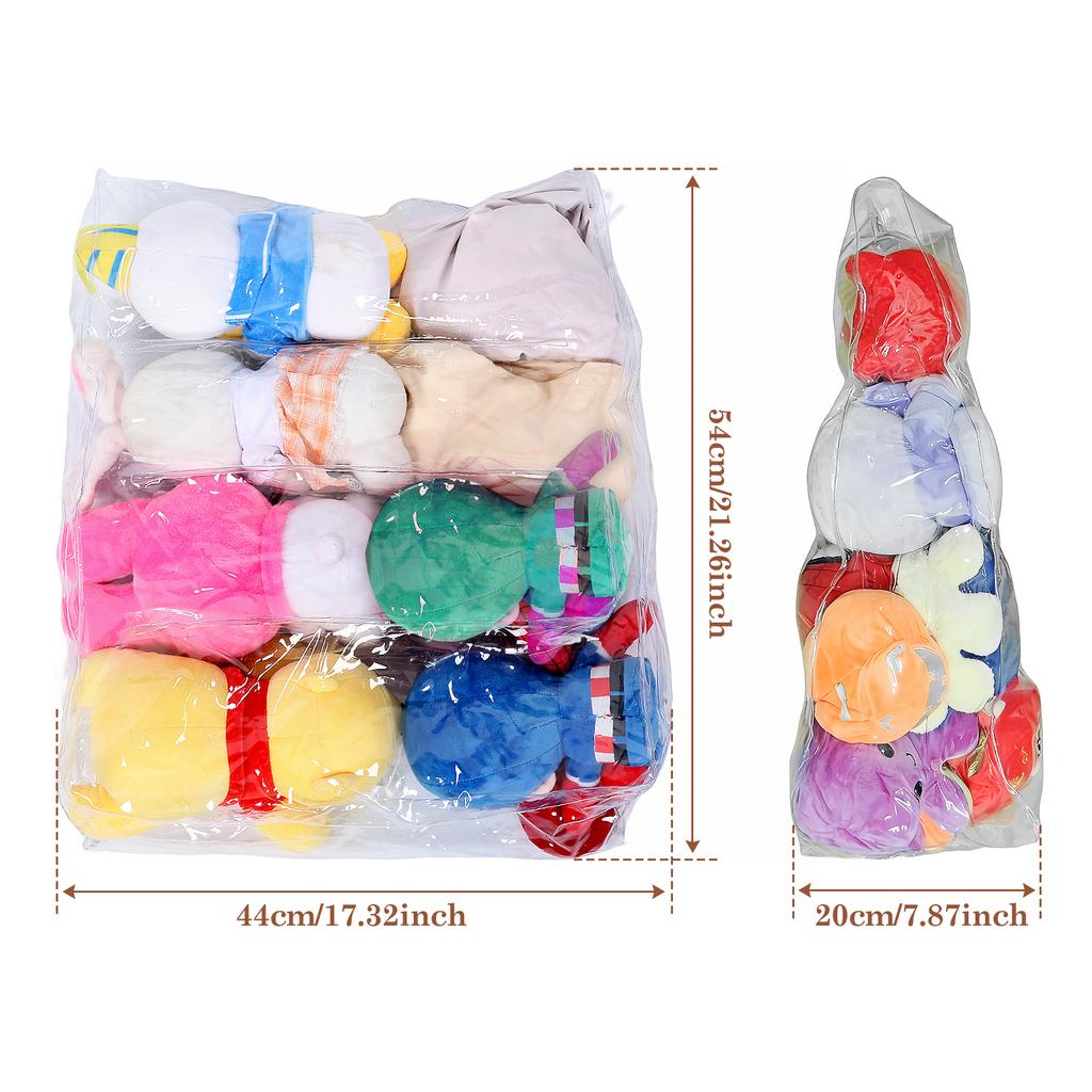 Plush Toy Stuffed Bean Bag Clear Sofas Chair Cover Large Zipper Lazy Seat Storage Child Adult Tatami No Filler Included