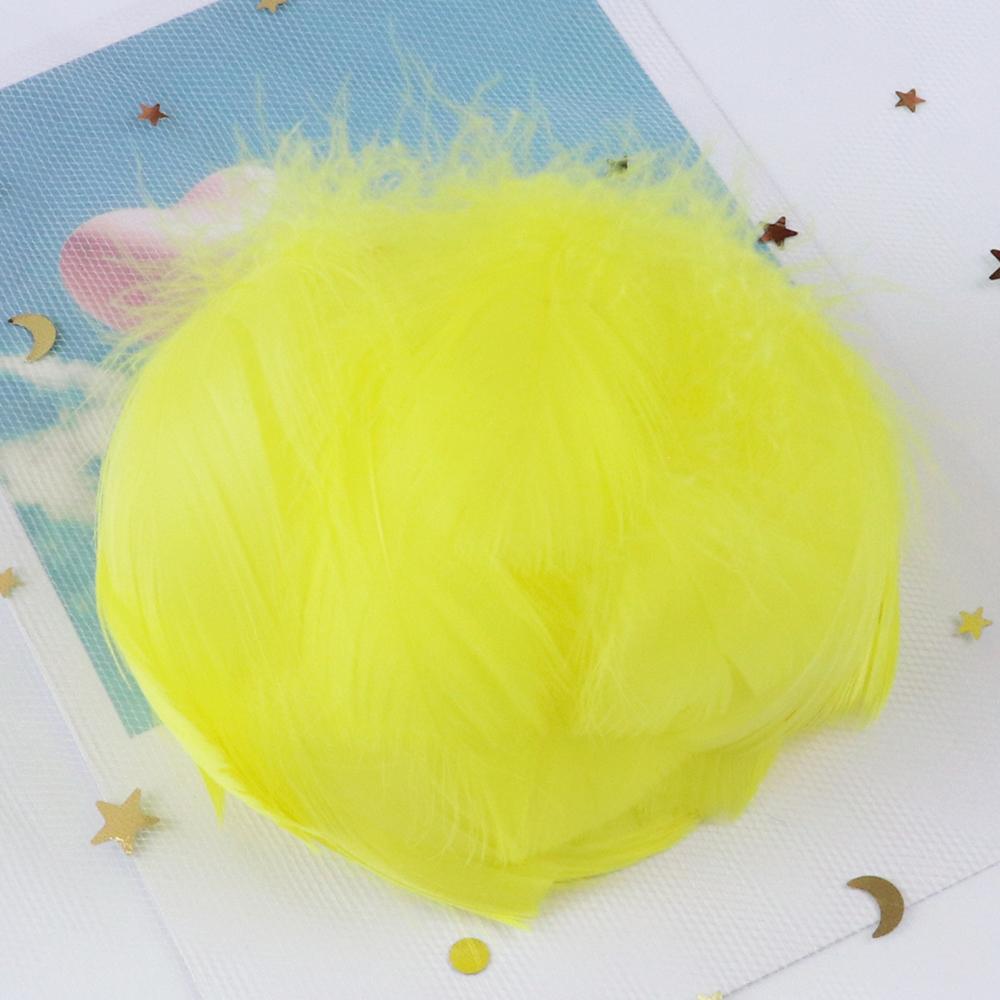 Natural Goose Feathers 4-8Cm Small Floating Leather Pink Swan Feather Plume For Craft Wedding Jewelry Decoration Plumes 100Pcs