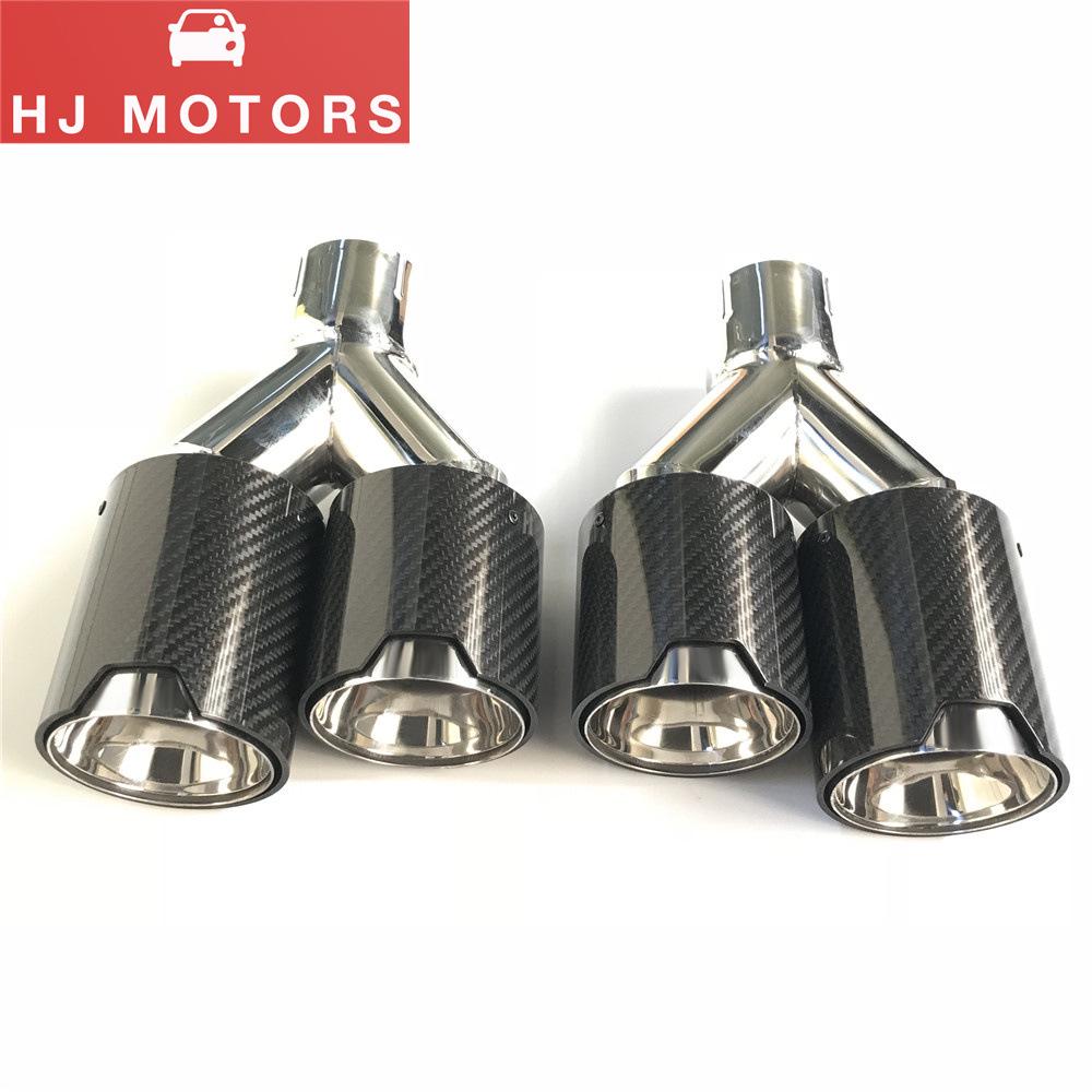 BMW Series Dual Carbon Fiber Exhaust Tailpipe