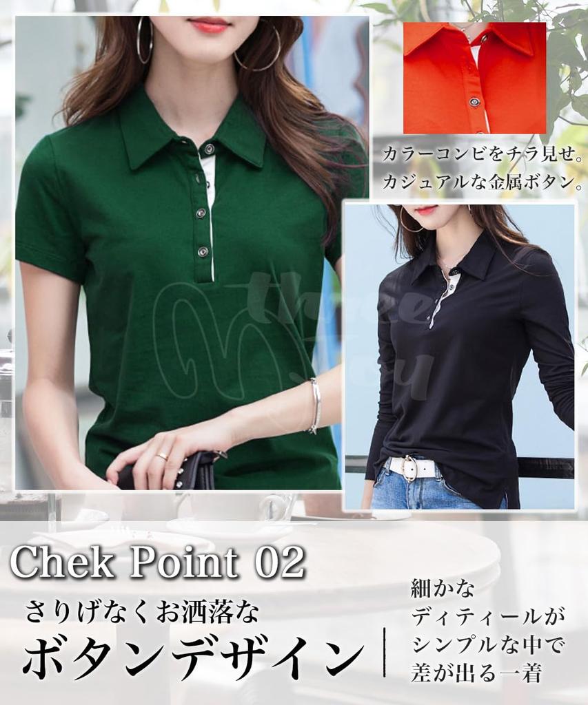 Three Joy Long Sleeve Polo Plus Office Size S Women's Shirt, Quick-Drying, Size, Two-Tone, Cotton, Casual, Black,