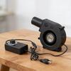 12V BBQ Air Blower Fan with Variable Speed Controlling Centrifugal Fan for Camping Outdoor Quick Charcoal Starter