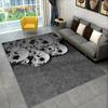 Teppich mit Horror-Totenkopf, Gothic-Hexerei, Teppich für Wohnzimmer, Schlafzimmer, Sofa, Spielzimmer, Fußmatte, Dekoration, rutschfeste Bodenmatte