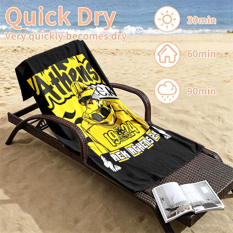 AEK Athens Beach Towels Also Serve As Bath Towels Summer Essential a Musthave for the Outdoors the Beach and the Pool