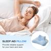 Comfortable Pillow Portable Pad Sleeping Face Down Pillow For Pregnancy Relaxation Recovery Wellness Daily Bedroom Comfort