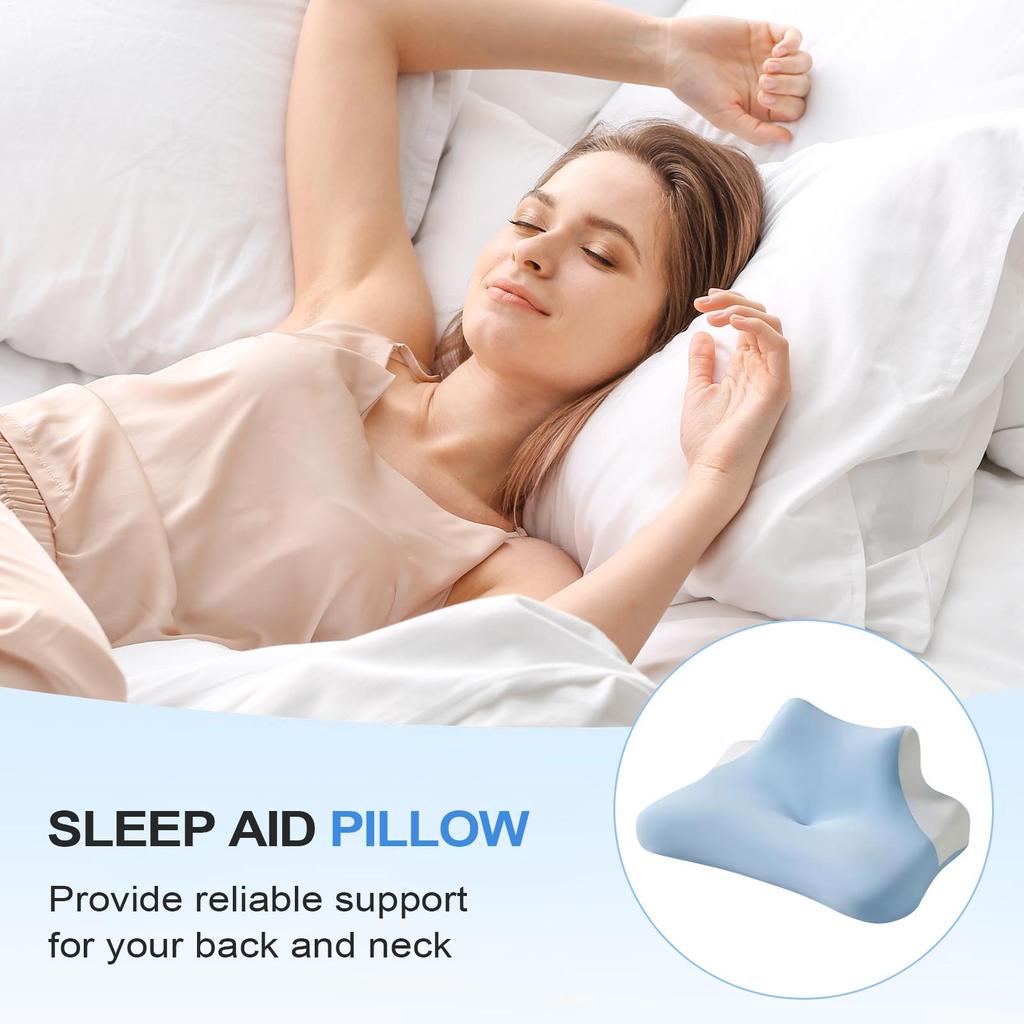 Comfortable Pillow Portable Pad Sleeping Face Down Pillow For Pregnancy Relaxation Recovery Wellness Daily Bedroom Comfort