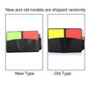 PVC Soccer Match Football Game Competitions Referee Red and Fluorescent Green Cards Red and Fluorescent Green Card