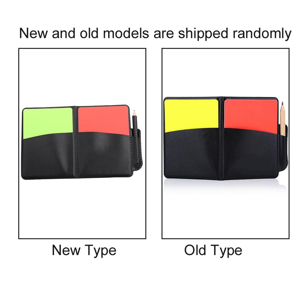 PVC Soccer Match Football Game Competitions Referee Red and Fluorescent Green Cards Red and Fluorescent Green Card