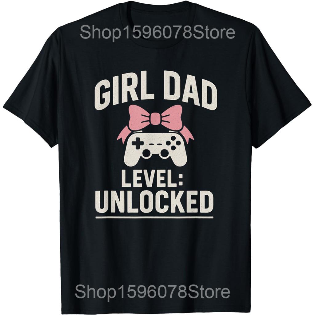 Proud New Daddy Its A Girl Dad to Be Gifts 1st Time Father T Shirts Men Humor Streetwear Tee Short Sleeve Unisex Loose Clothing
