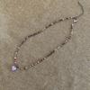 Bohemian Beaded Necklace Summer Rice Bead Love- Necklace Hawaii Beach Necklace Jewelry Suitable for Ladies and Girls