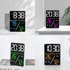 Modern Minimalist Digital Alarm Clock With Temperature And Humidity Display For Home Use