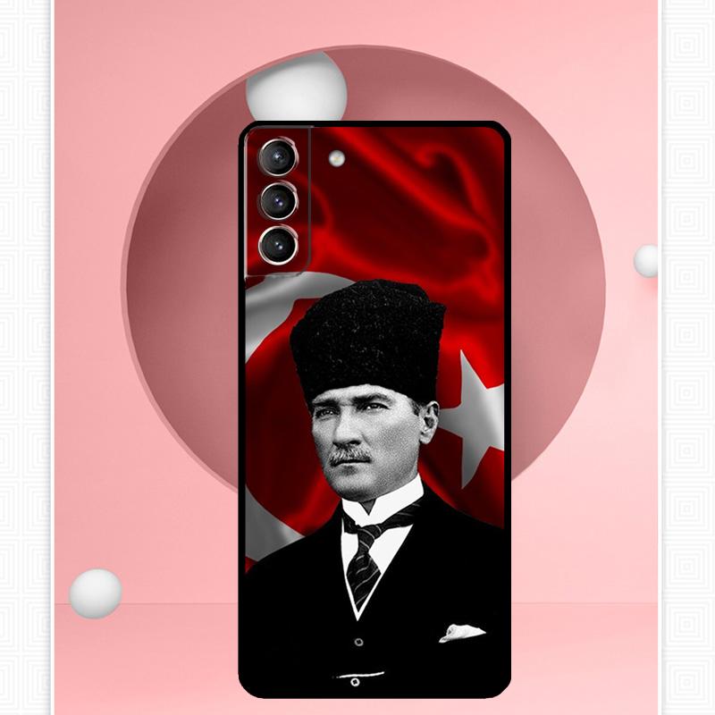 Turkey Mustafa Kemal Ataturk Case For Samsung Galaxy S25 Ultra S20 S21 S22 S23 S24 Plus S9 S10 S24 FE S25 FE Cover Funda