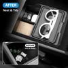 Center Console Armrest Organizer Tray for Tesla Model Y Juniper 2025 2026  Dual-Layer Armrest Storage Insert With Hidden Box