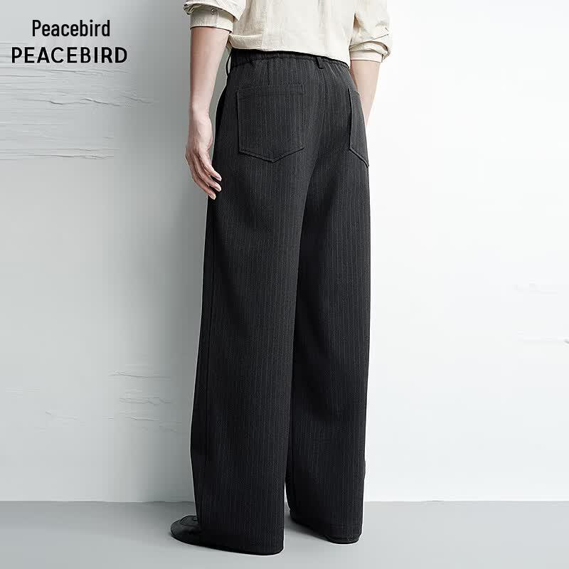 PEACEBIRD Men's Casual Loose-Fit Trousers BAGBG3284