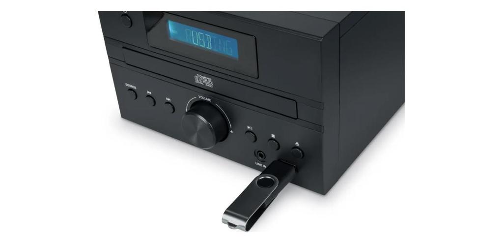 Thomson MIC123BT - mikrowieża z Bluetooth, CD, USB, FM, Thomson