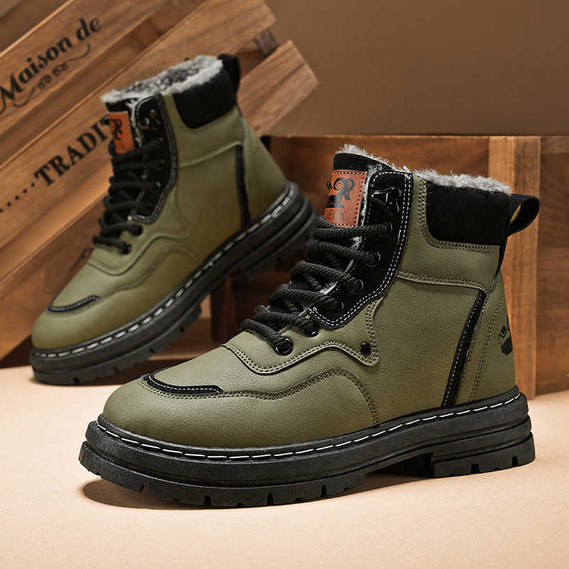 Fashion Snow Boot Long Wide Boots Vulcanize Fashion Man Sneakers Summer Man Shoes Sport Wide Fit Style Shoose College Tenus Street