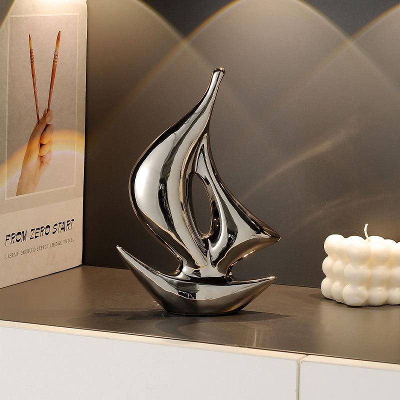 Wind and Wind Water Boat Home Furnishings Entrance Decorations Living Room Cabinet Handicrafts Relocation High End Gifts Pendant