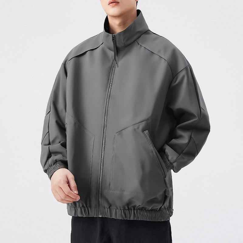 Stand-up Collar Jacket Men's Spring Clothing New Men's Slim-fit Youth Outdoor Casual Jacket