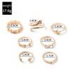 Bohemian Ring Set Wholesale Jewelry Star Moon Jewelry Alloy Snake Ring Set