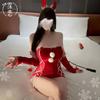 Sexy Lingerie Christmas Hip Tight Uniform Sweetheart Pure Desire Sexy Tube Top Velvet New Suit