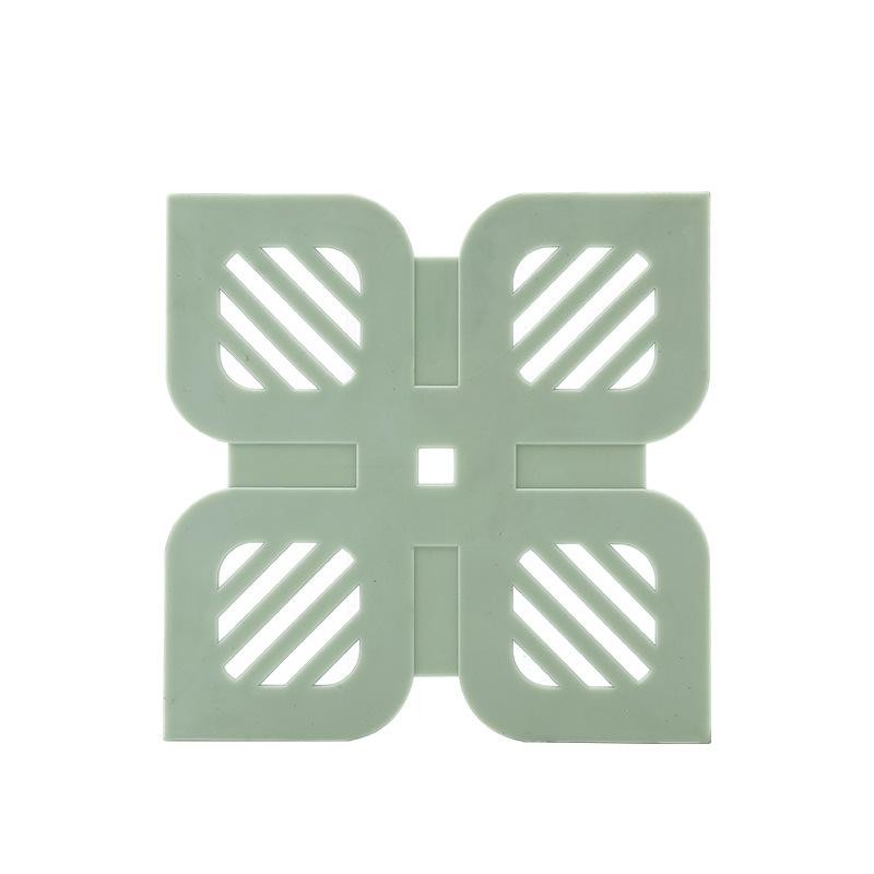 

Силиконовые подставки-цветы-скелеты Складные Однотонные Подставки Теплоизоляция Водонепроницаемый Нескользящий Коврик Домашние Аксессуары Кухня