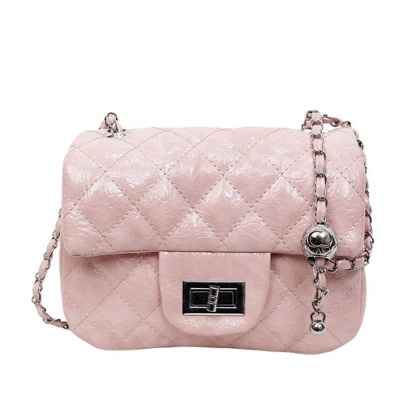 \ Rhombus Small Bag Women's Spring Summer New Trendy Fashion Chain Small Square Bag Casual One Shoulder Crossbody