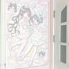 Kawaii Piano  Melody Maid Anime Tapestry Cute Lolita Girls Print Wall Hanging for Teen Girl Bedroom Dorm Door Decor