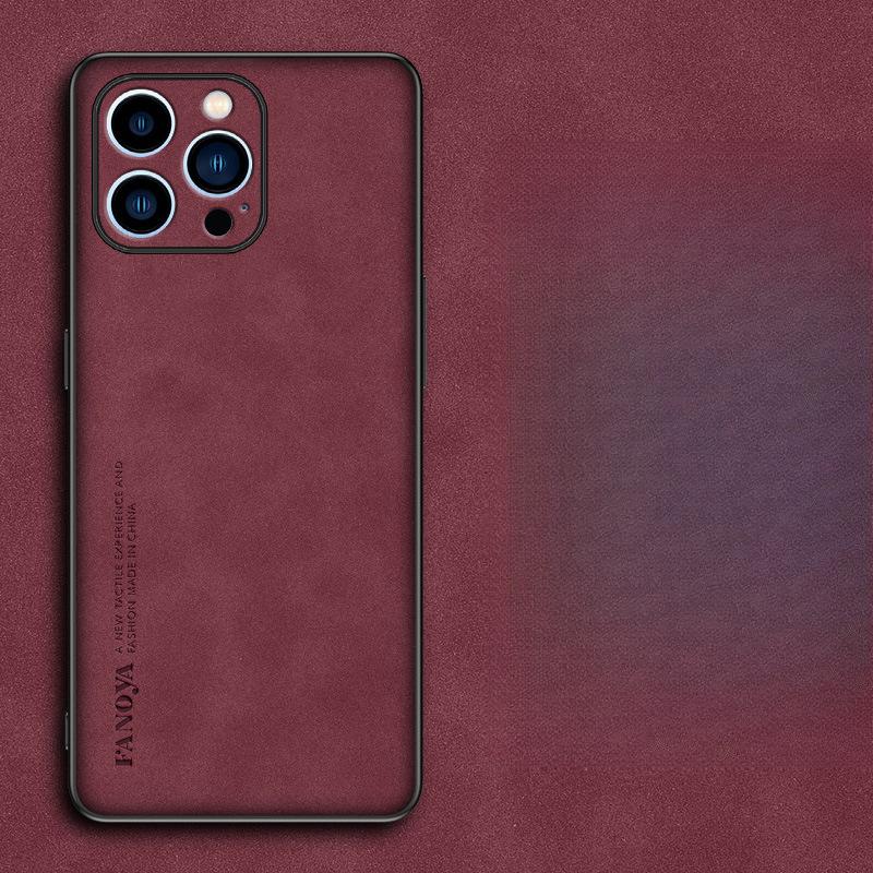 

Подходит для Apple 16 Чехол для мобильного телефона iPhone 14 Sheep Skin Pro Max Leather X-quality 12 Light Luxury Pro Soft 13 Shell 15 Apple 7/8/SE2