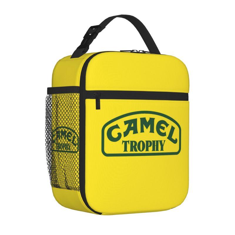 Camel Trophy Racing Insulated Lunch Bag Waterproof Portable Thermal Cooler Lunch Bag for Work School Picnic Food Bento Box