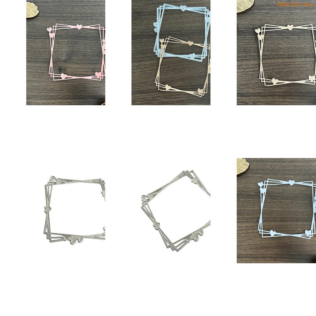 

K1AE Cutting Dies for Photo Card Decoration Heart Frame Die Cuts Embossing Stencils China Mainland