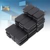 60Pcs Small Tin Box Slide Top Rectangular Tin Containers For Candies Jewelry Crafts Lip Balm Storage Black Small Tin Containers