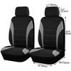 NEW Four Season Car Front/Rear Seat Cover Polyester Fabric Protect Seat Covers Safe Truck Van SUV Seat Protecto Accessory